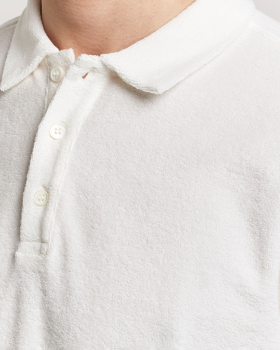 Heren | Polo's | Zanone | Terry Cotton Polo White