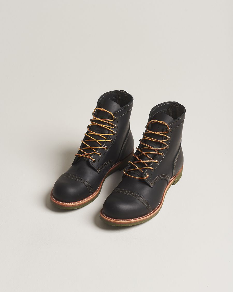 Heren | Veterlaarzen | Red Wing Shoes | Iron Ranger Riders Room Boot Black Harness