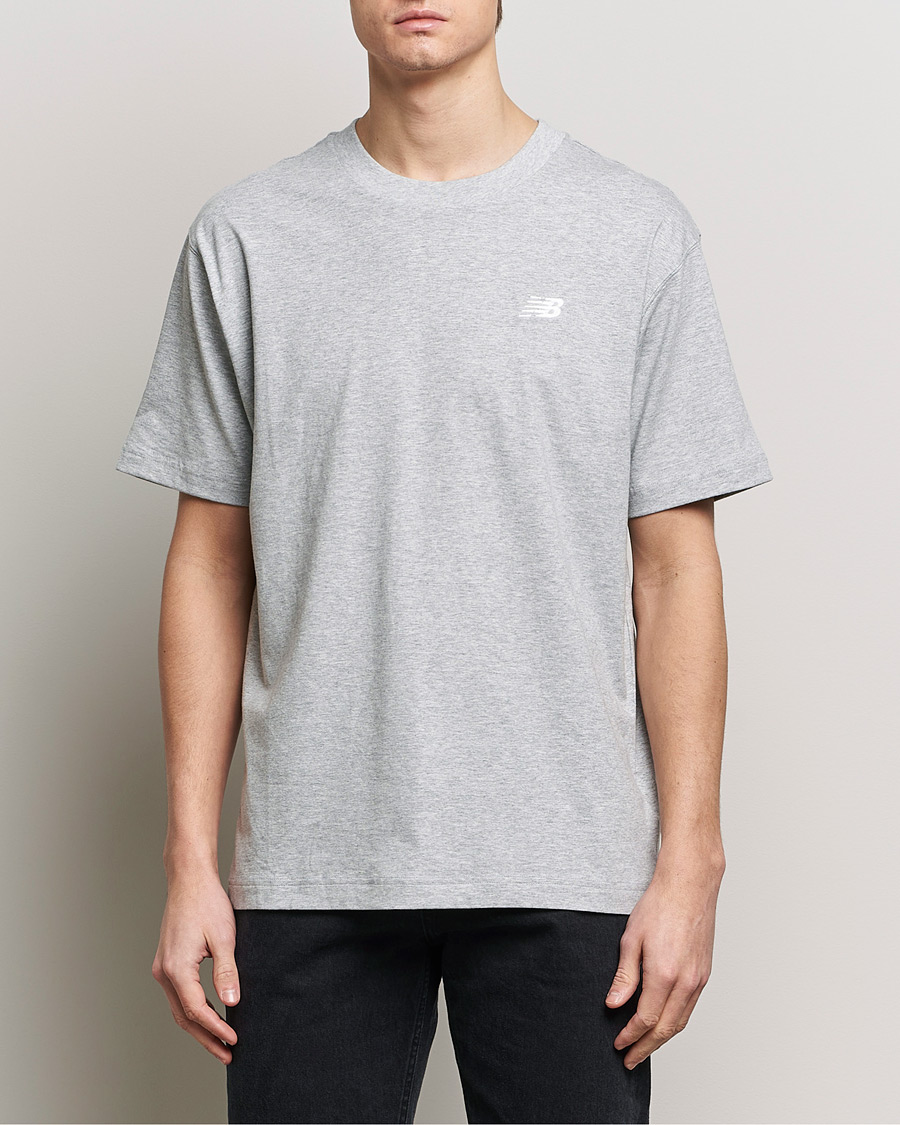 Heren | New Balance | New Balance | Essentials Cotton T-Shirt Athletic Grey