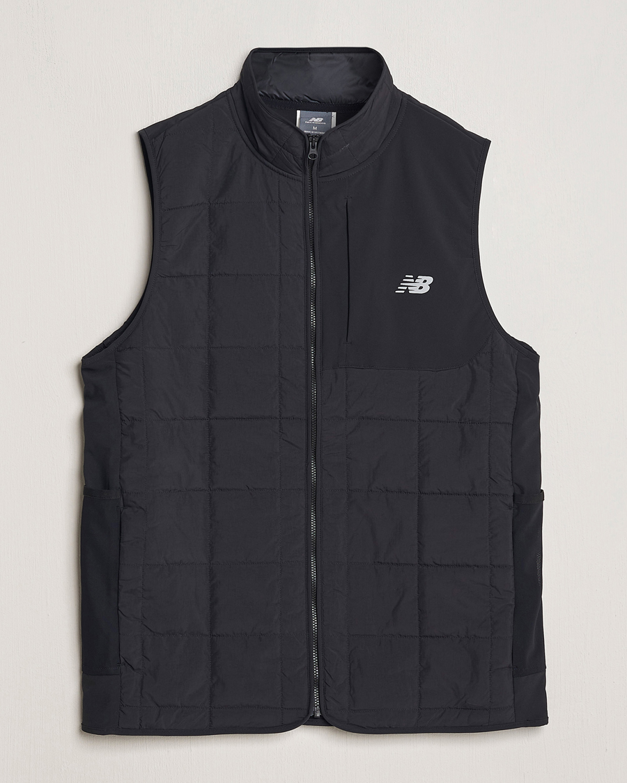 Heren | Jassen | New Balance Running | Athletics Heat Layer Run Vest Black