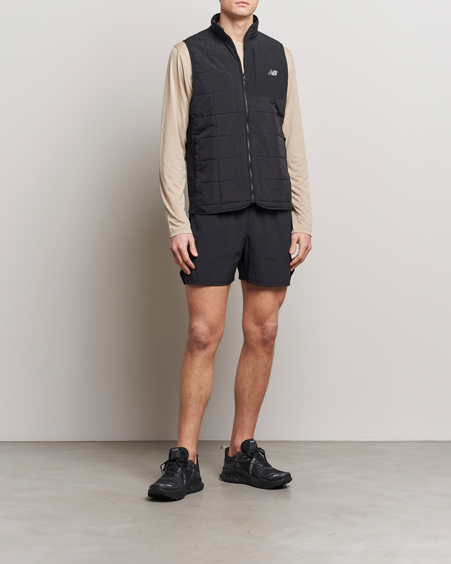 Heren | Jassen | New Balance Running | Athletics Heat Layer Run Vest Black