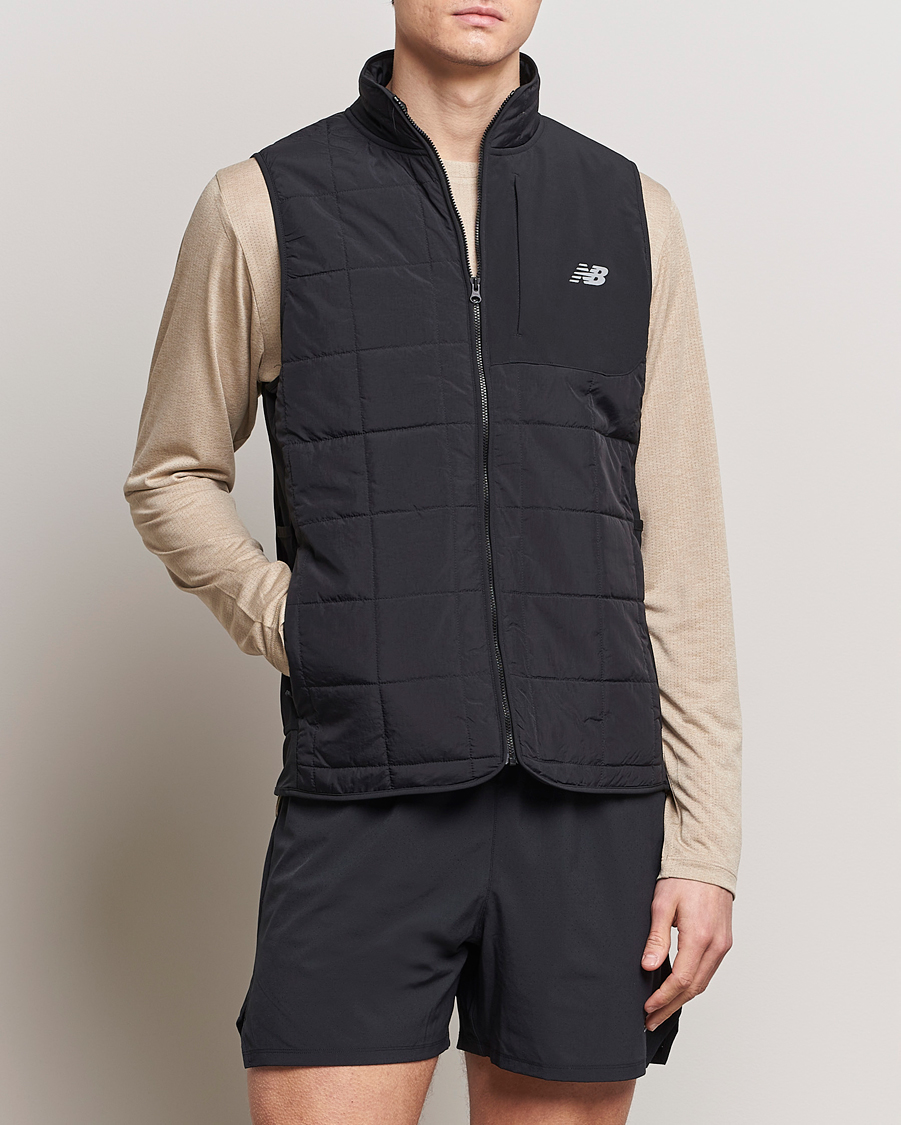 Heren | Jassen | New Balance Running | Athletics Heat Layer Run Vest Black