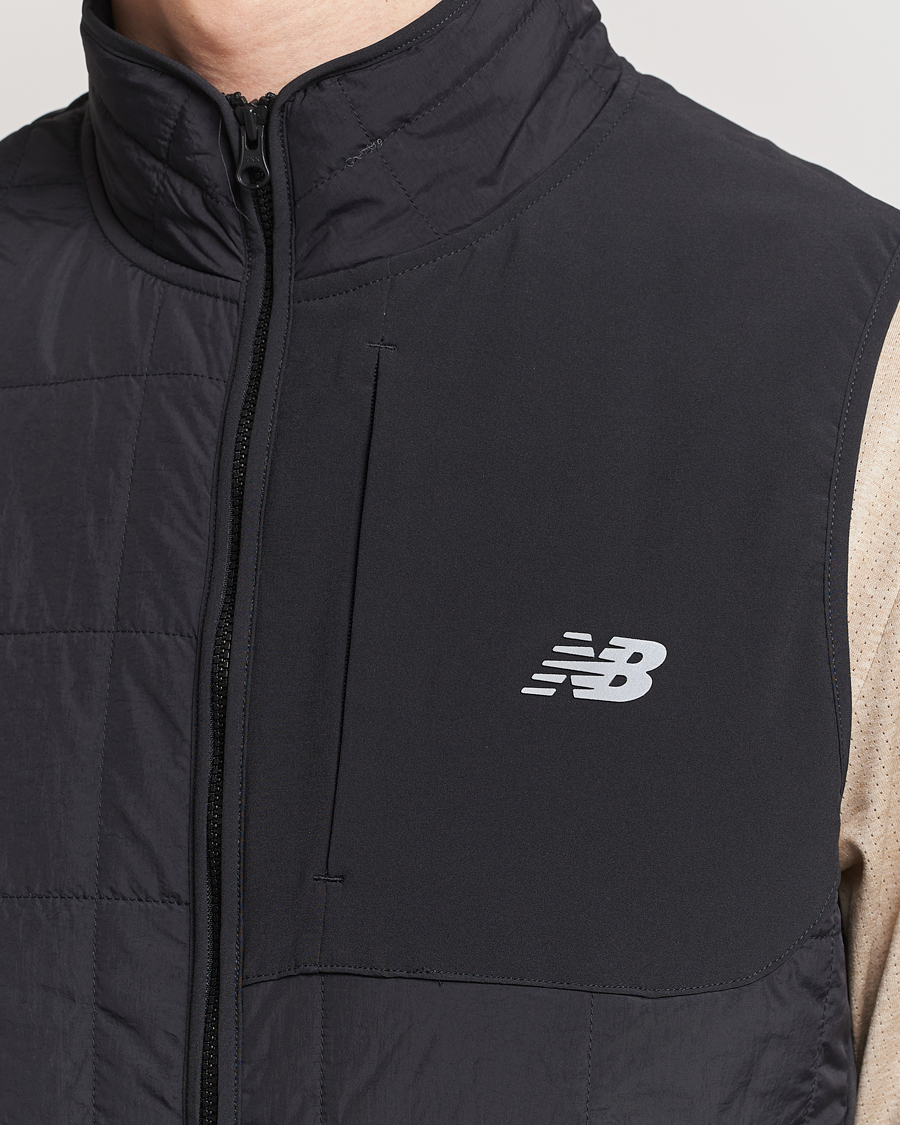 Heren | Jassen | New Balance Running | Athletics Heat Layer Run Vest Black