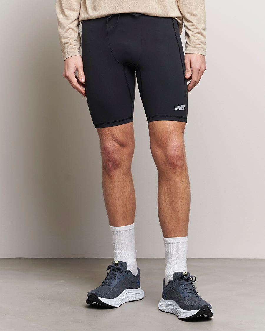 Heren | Functionele shorts | New Balance Running | Athletics Run Half Tight Black