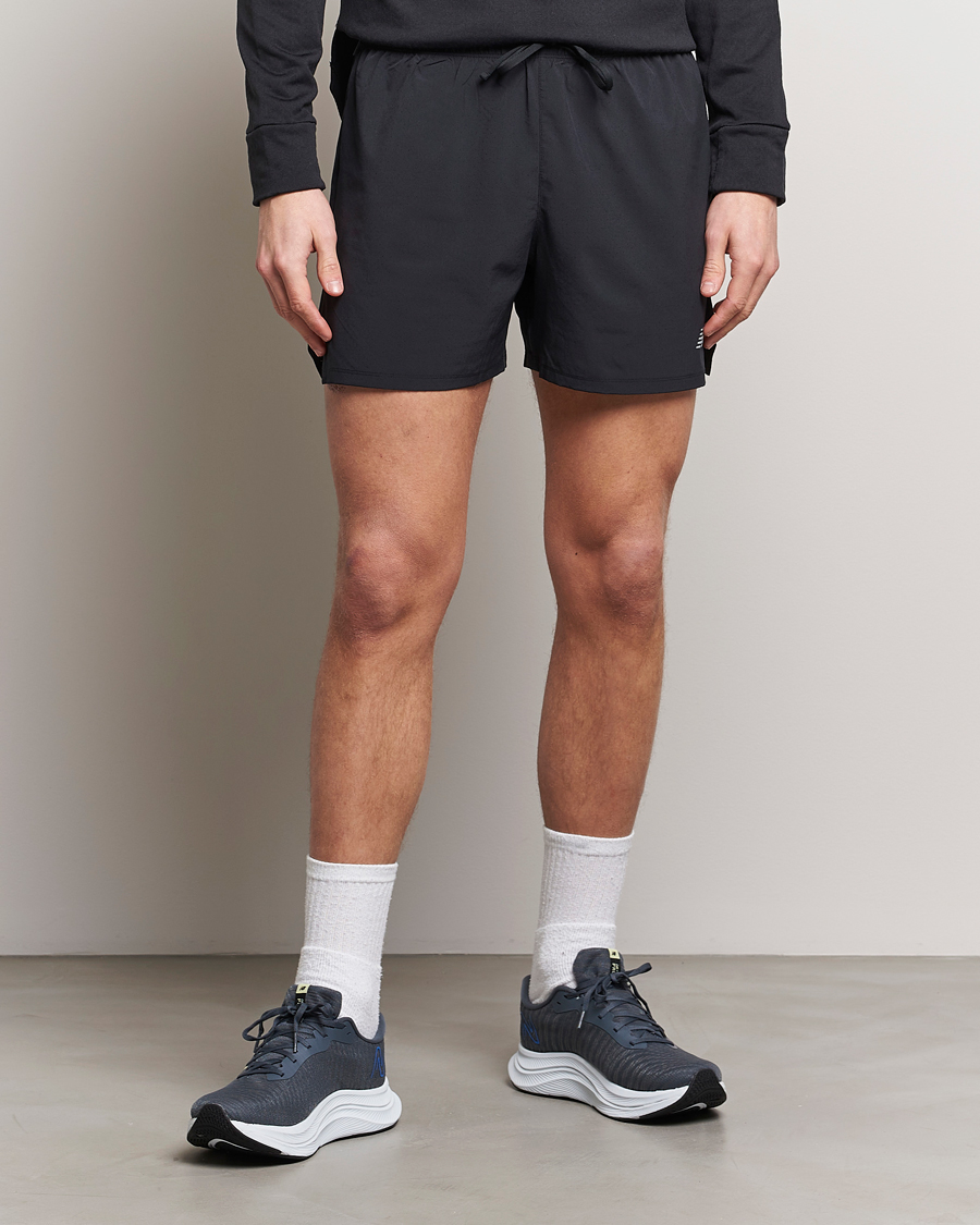 Heren |  | New Balance Running | Seamless Shorts 5 Black