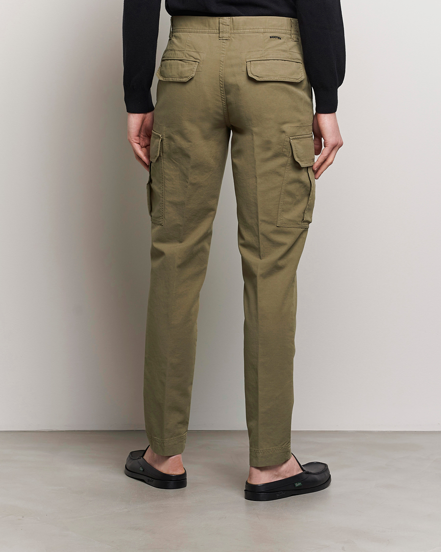 Heren | Broeken | Incotex | Slim Fit Cargo Pants Military Green