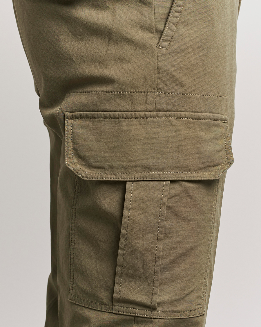 Heren | Broeken | Incotex | Slim Fit Cargo Pants Military Green