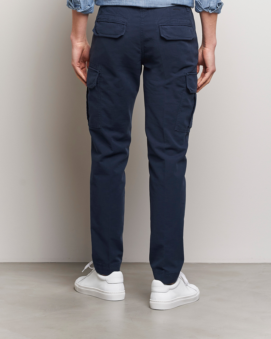 Heren | Broeken | Incotex | Slim Fit Cargo Pants Navy