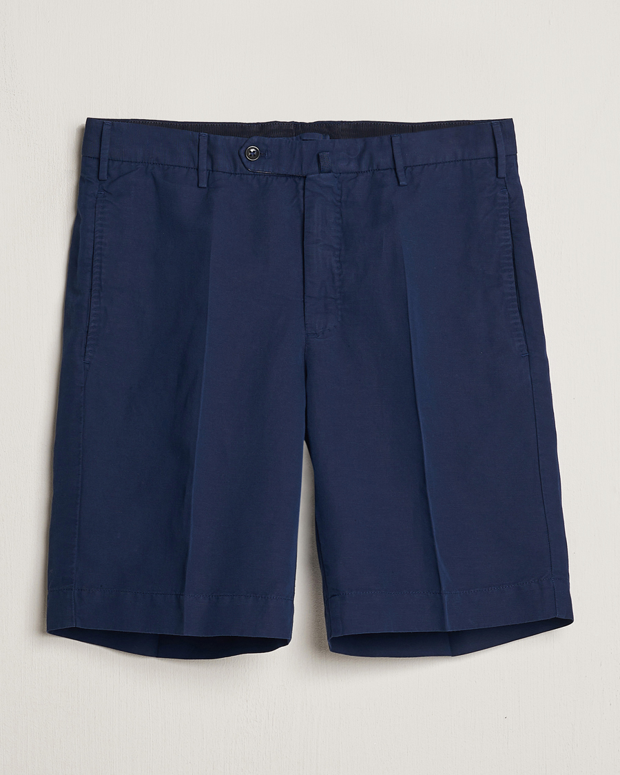 Heren | Korte broek | Incotex | Chinolino Shorts Navy