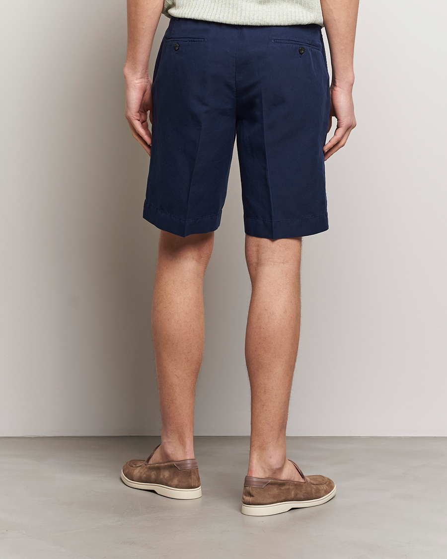 Heren | Korte broek | Incotex | Chinolino Shorts Navy