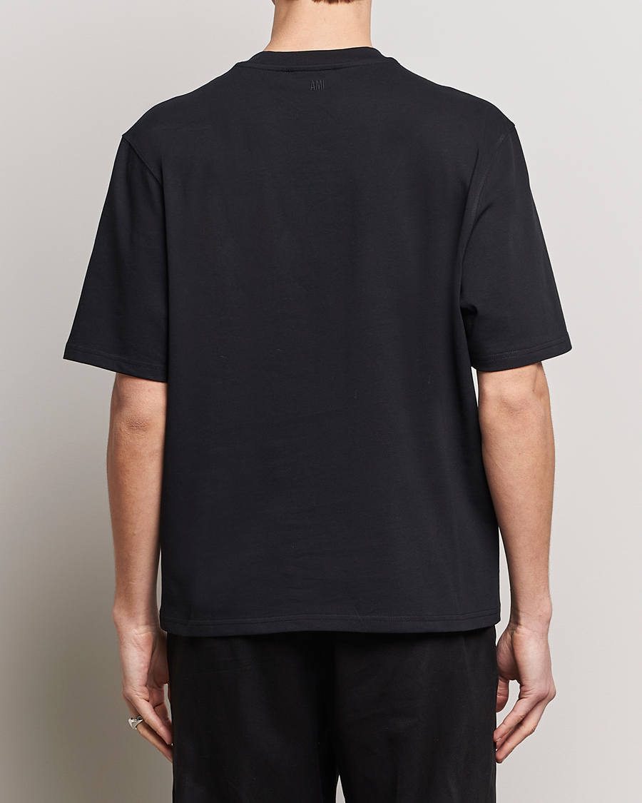 Heren | T-shirts | AMI | Heart Logo T-Shirt Black