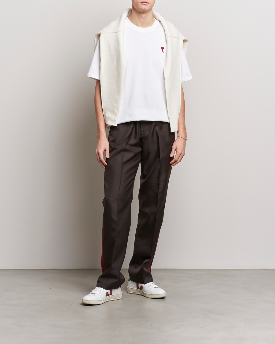 Heren | T-shirts | AMI | Heart Logo T-Shirt White