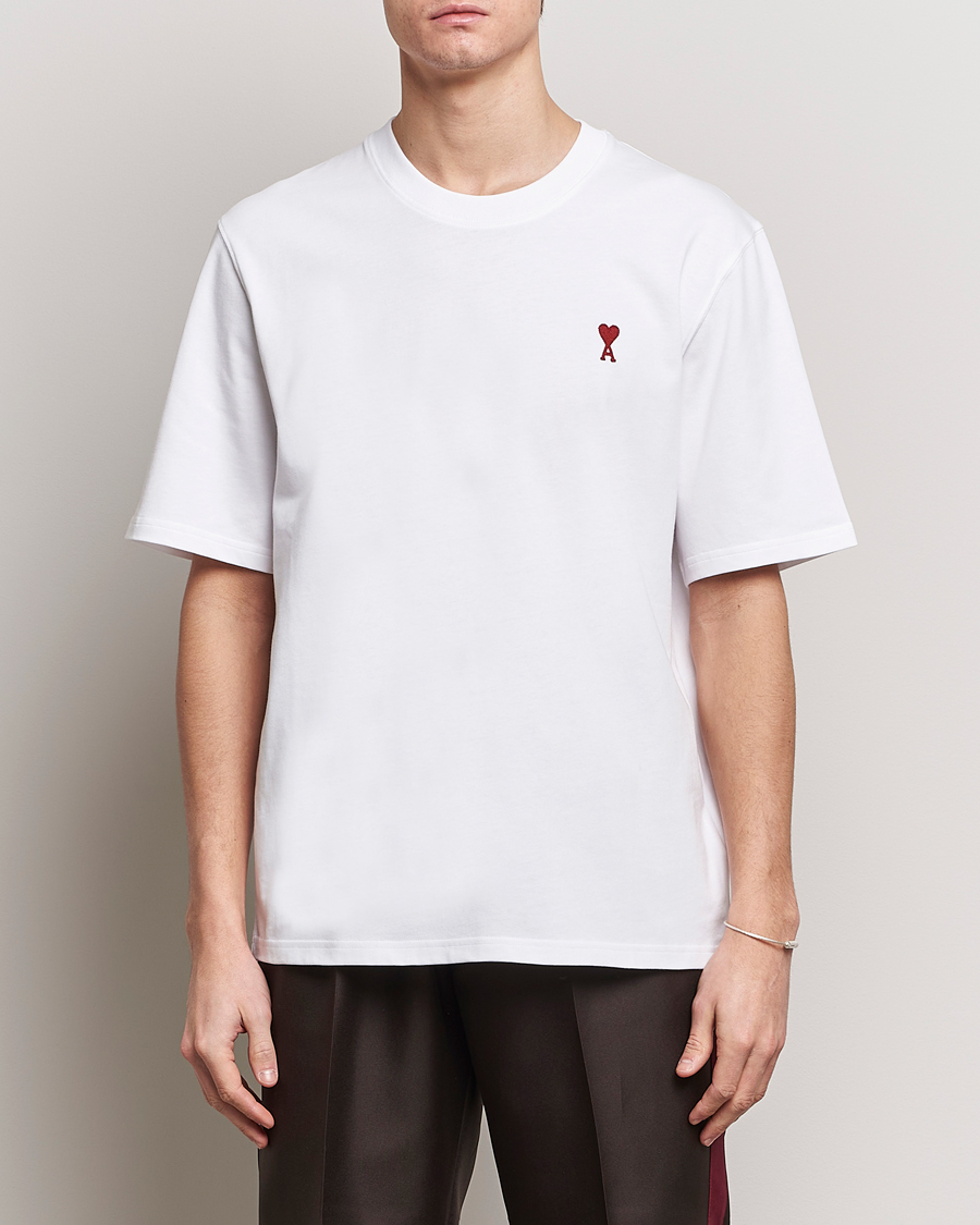 Heren | Contemporary Creators | AMI | Heart Logo T-Shirt White