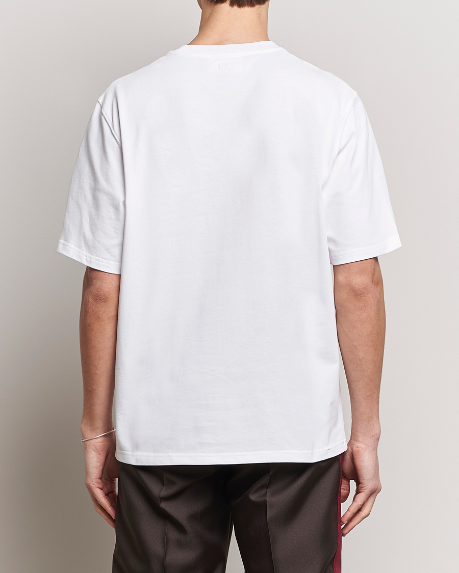 Heren | T-shirts | AMI | Heart Logo T-Shirt White
