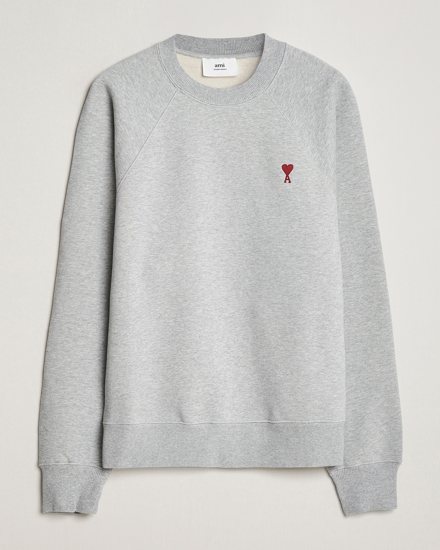 Heren | Truien | AMI | Heart Logo Sweatshirt Heather Grey