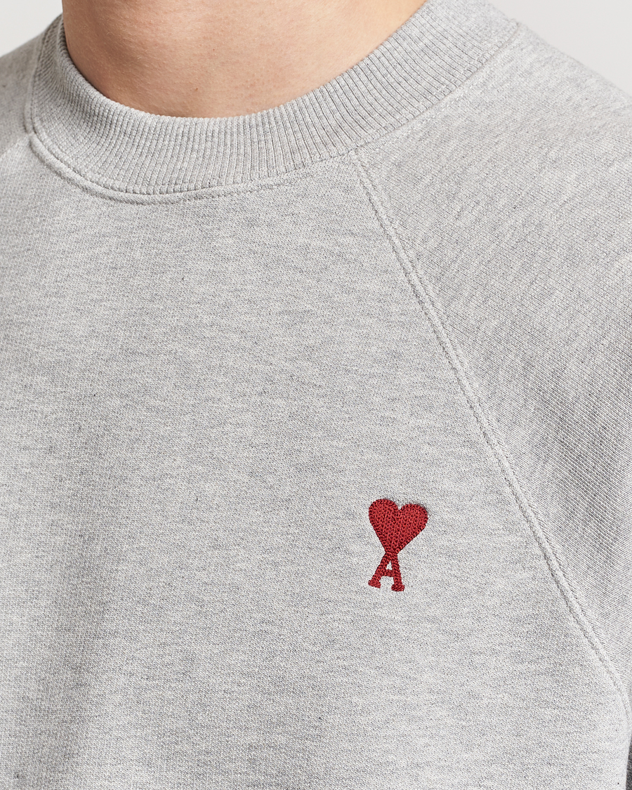 Heren | Truien | AMI | Heart Logo Sweatshirt Heather Grey