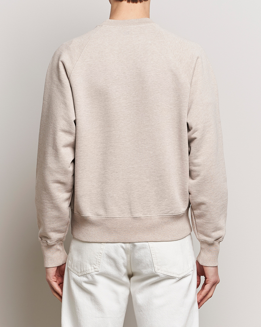 Heren | Truien | AMI | Heart Logo Sweatshirt Heather Light Beige