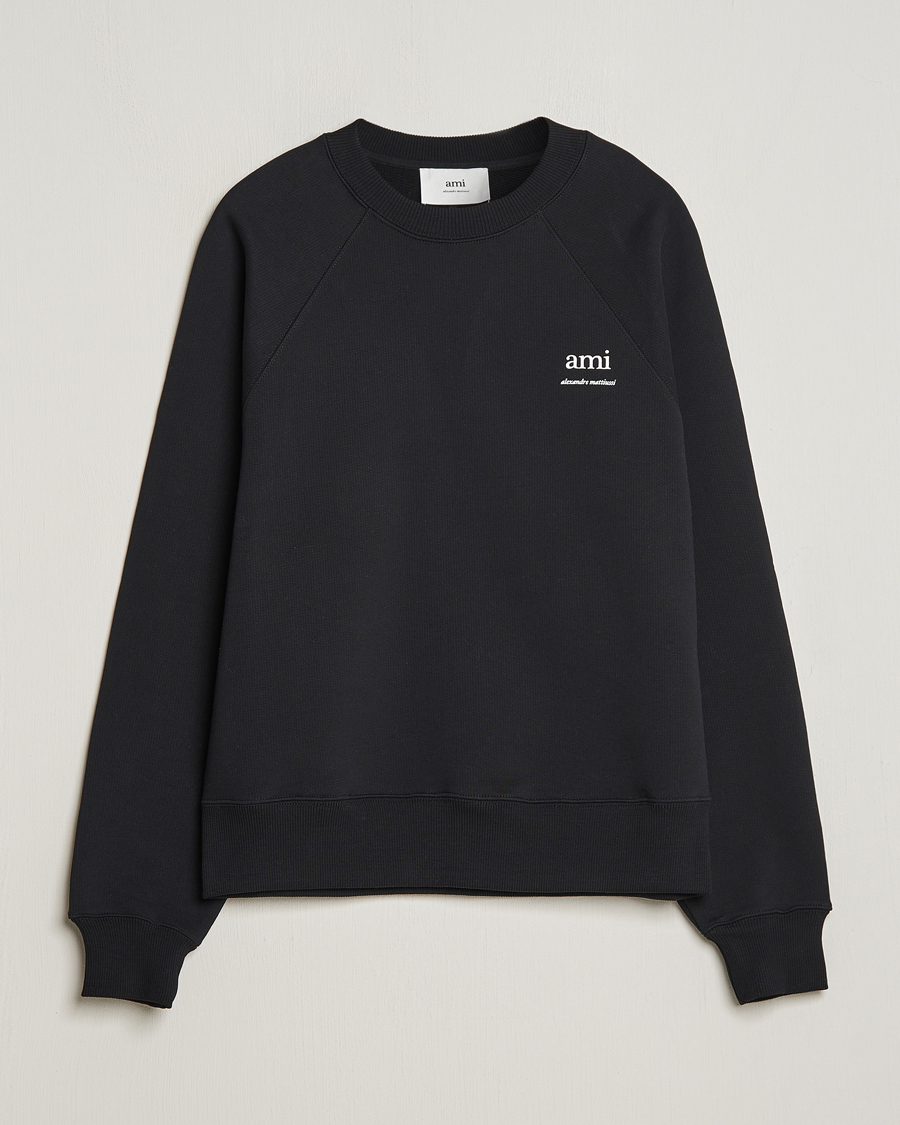 Heren | Truien | AMI | Logo Sweatshirt Black