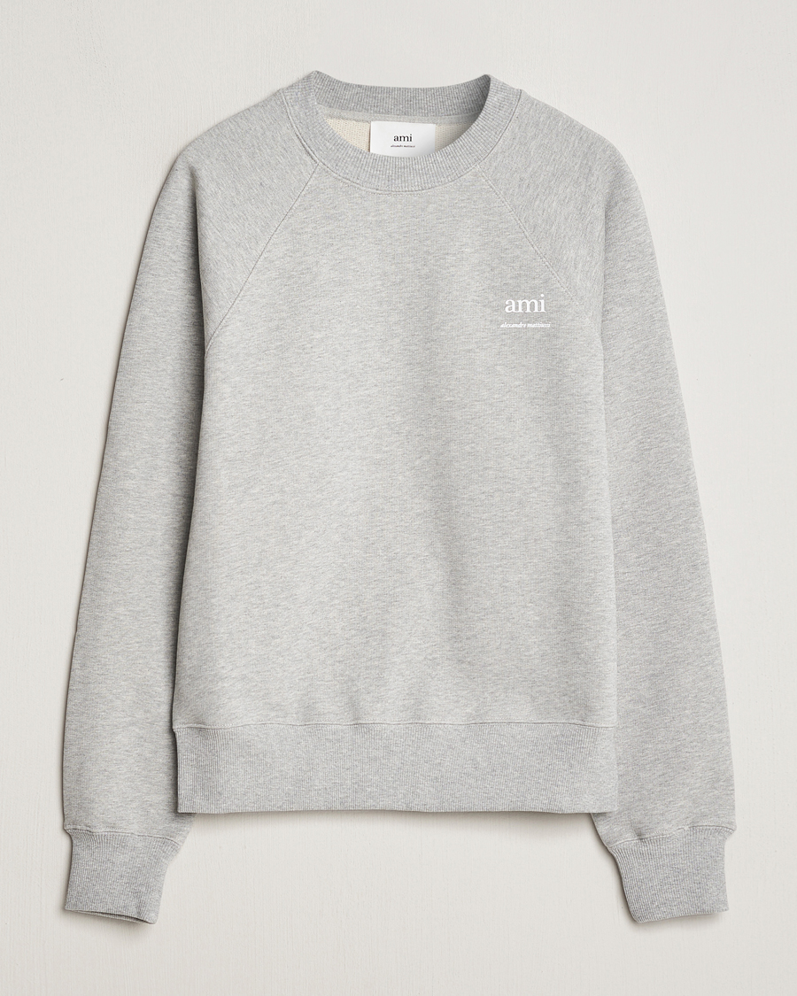Heren | Truien | AMI | Logo Sweatshirt Heather Grey