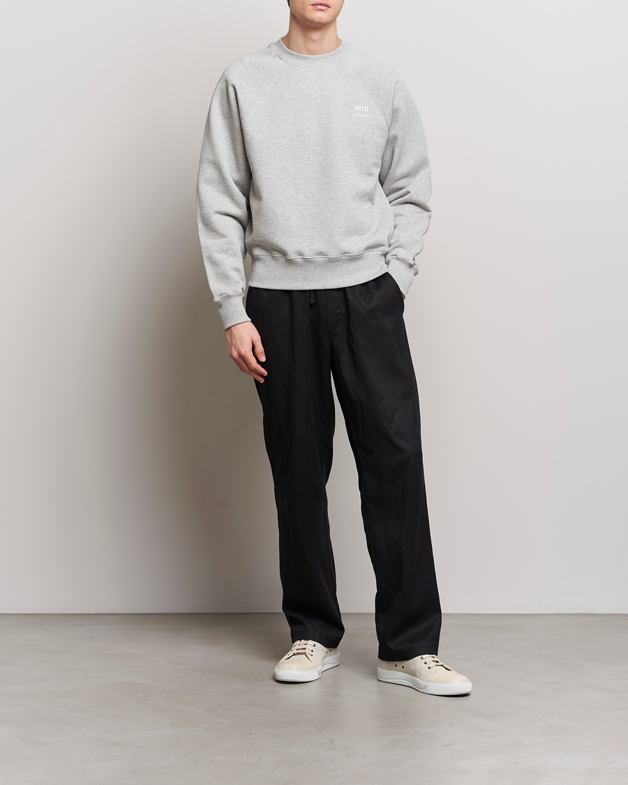Heren | Truien | AMI | Logo Sweatshirt Heather Grey