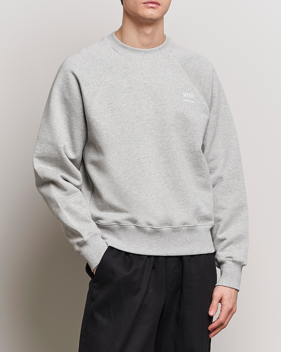 Heren | Truien | AMI | Logo Sweatshirt Heather Grey