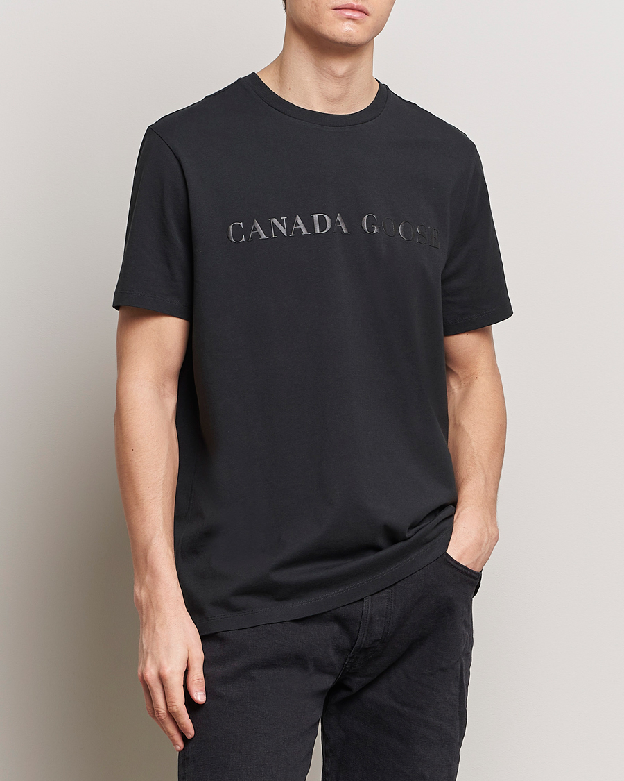 Heren |  | Canada Goose | Emersen Crewneck T-Shirt Black