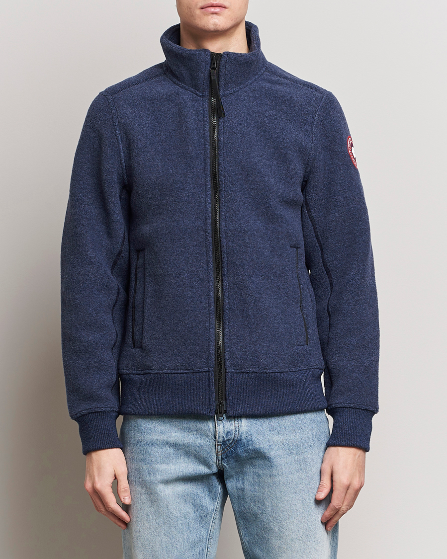 Men | Contemporary jackets | Canada Goose | Lawson Fleece Jacket Atlantic Navy