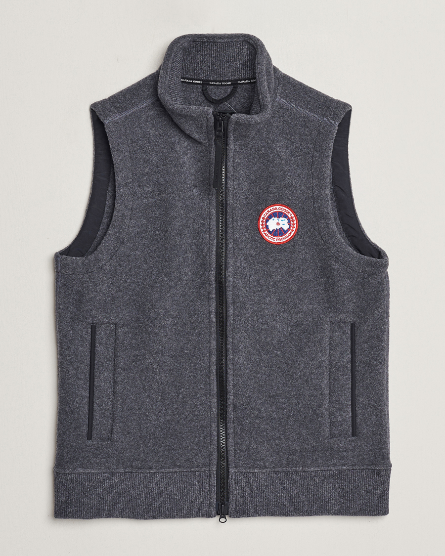 Heren | Jassen | Canada Goose | Mersey Fleece Vest Quarry Grey