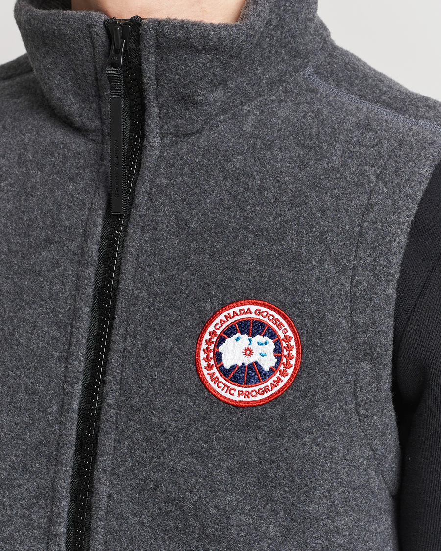 Heren | Jassen | Canada Goose | Mersey Fleece Vest Quarry Grey