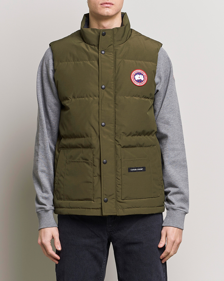 Heren | Gilets | Canada Goose | Freestyle Crew Vest Military Green