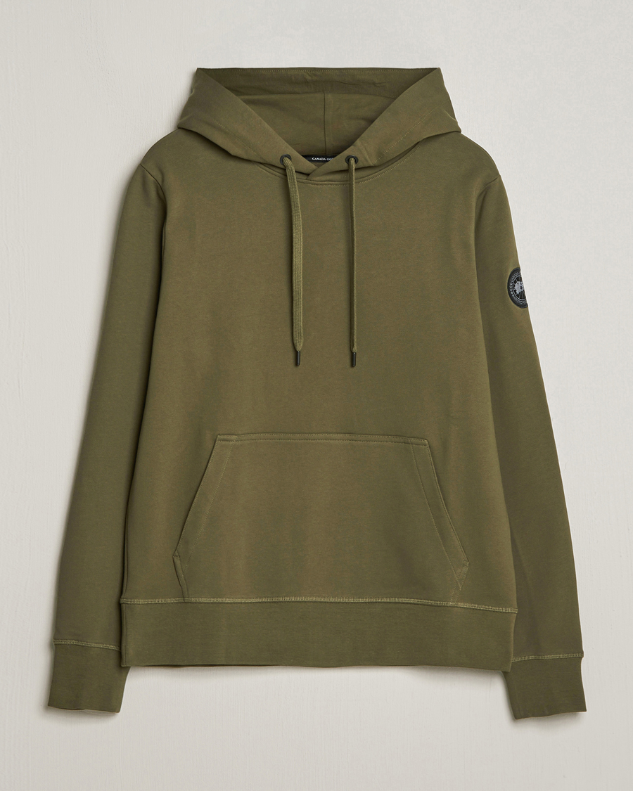 Heren | Truien | Canada Goose Black Label | Huron Hoody Military Green