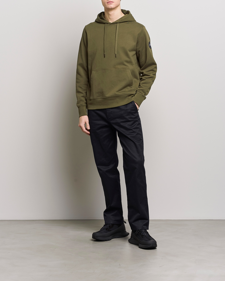 Heren | Truien | Canada Goose Black Label | Huron Hoody Military Green
