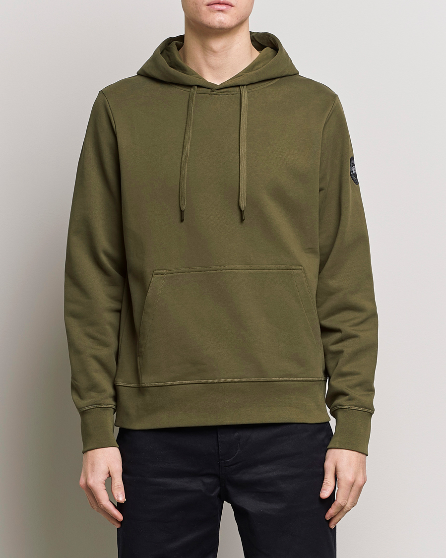 Men | Hooded Sweatshirts | Canada Goose Black Label | Huron Hoody Military Green