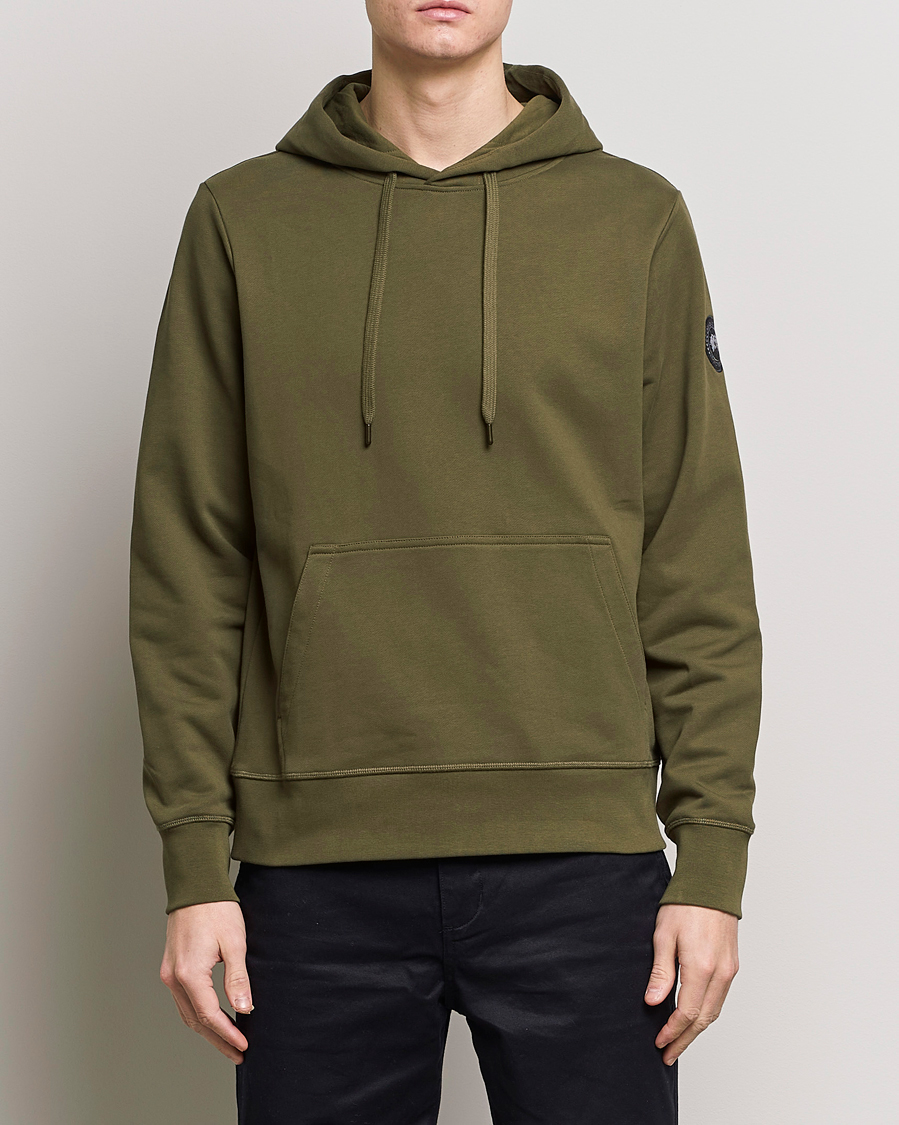 Heren | Truien | Canada Goose Black Label | Huron Hoody Military Green