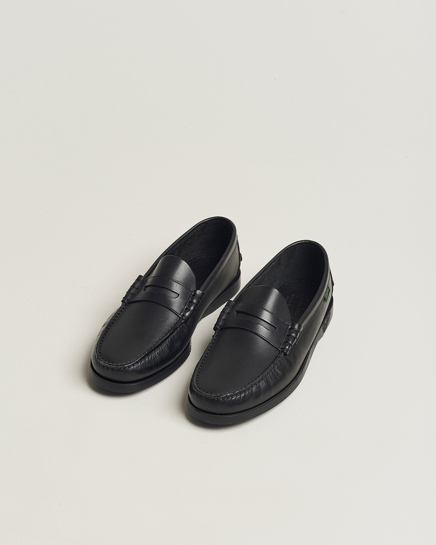 Heren | Handgemaakte schoenen | Paraboot | Coraux Moccasin Black