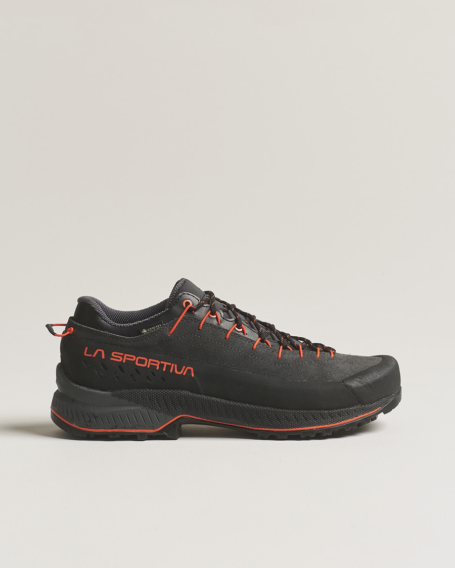 Heren | La Sportiva TX4 Evo GTX Hiking Shoes Carbon/Cherry Tomato | La Sportiva | TX4 Evo GTX Hiking Shoes Carbon/Cherry Tomato