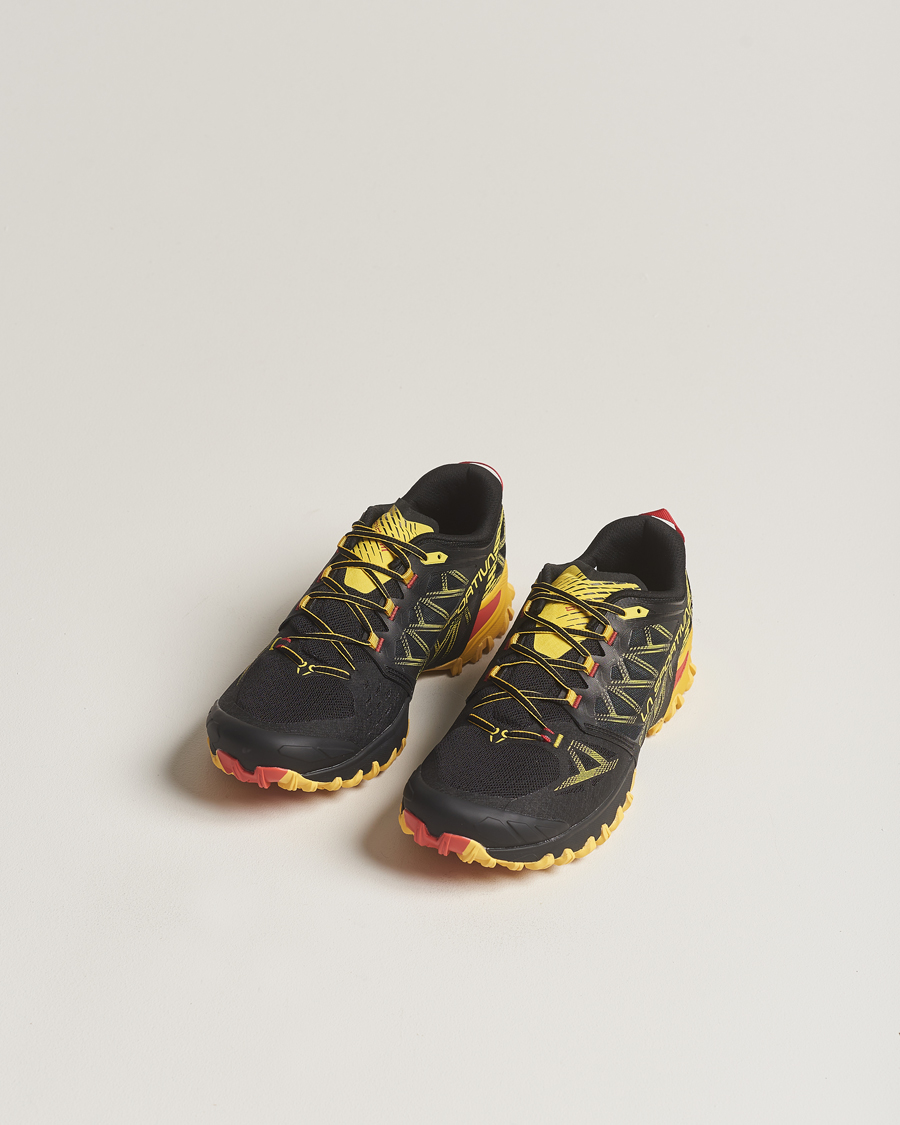 Heren | La Sportiva Bushido III Trail Running Sneakers Black/Yellow | La Sportiva | Bushido III Trail Running Sneakers Black/Yellow