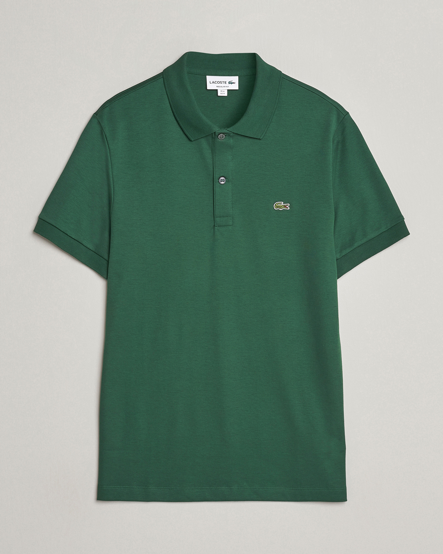 Heren | Polo's | Lacoste | Pima Interlock Piké Green