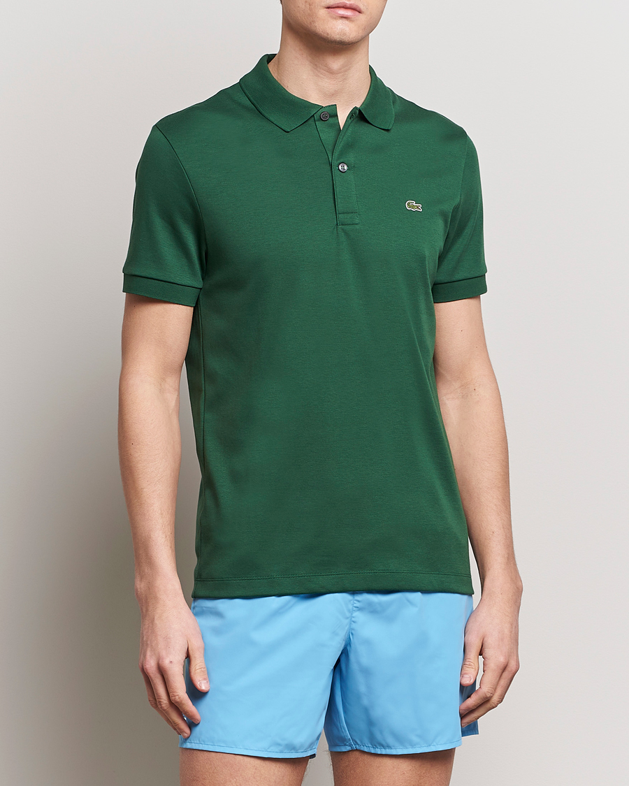 Heren | Poloshirts met korte mouwen | Lacoste | Pima Interlock Piké Green