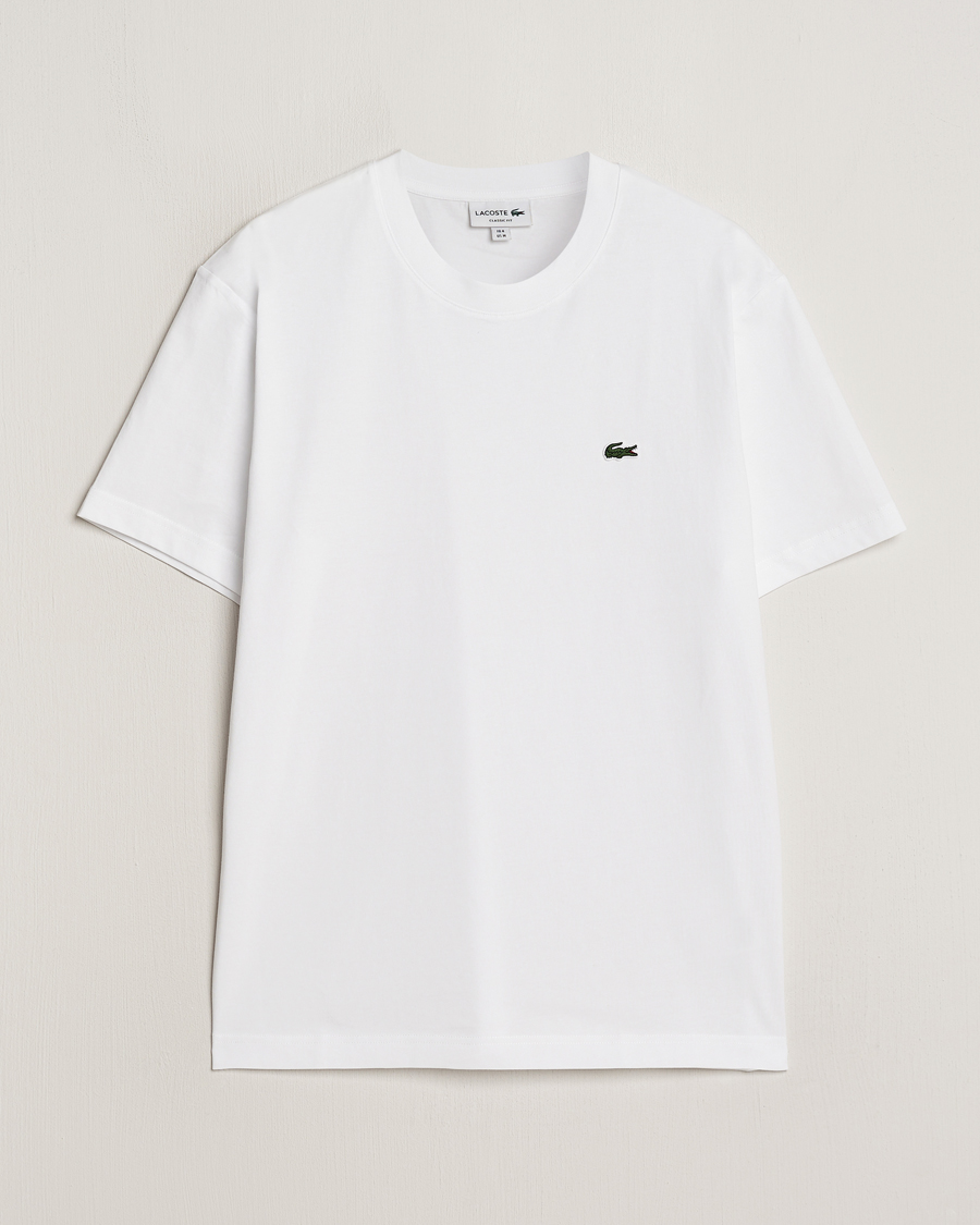 Heren | T-shirts | Lacoste | Crew Neck T-Shirt White