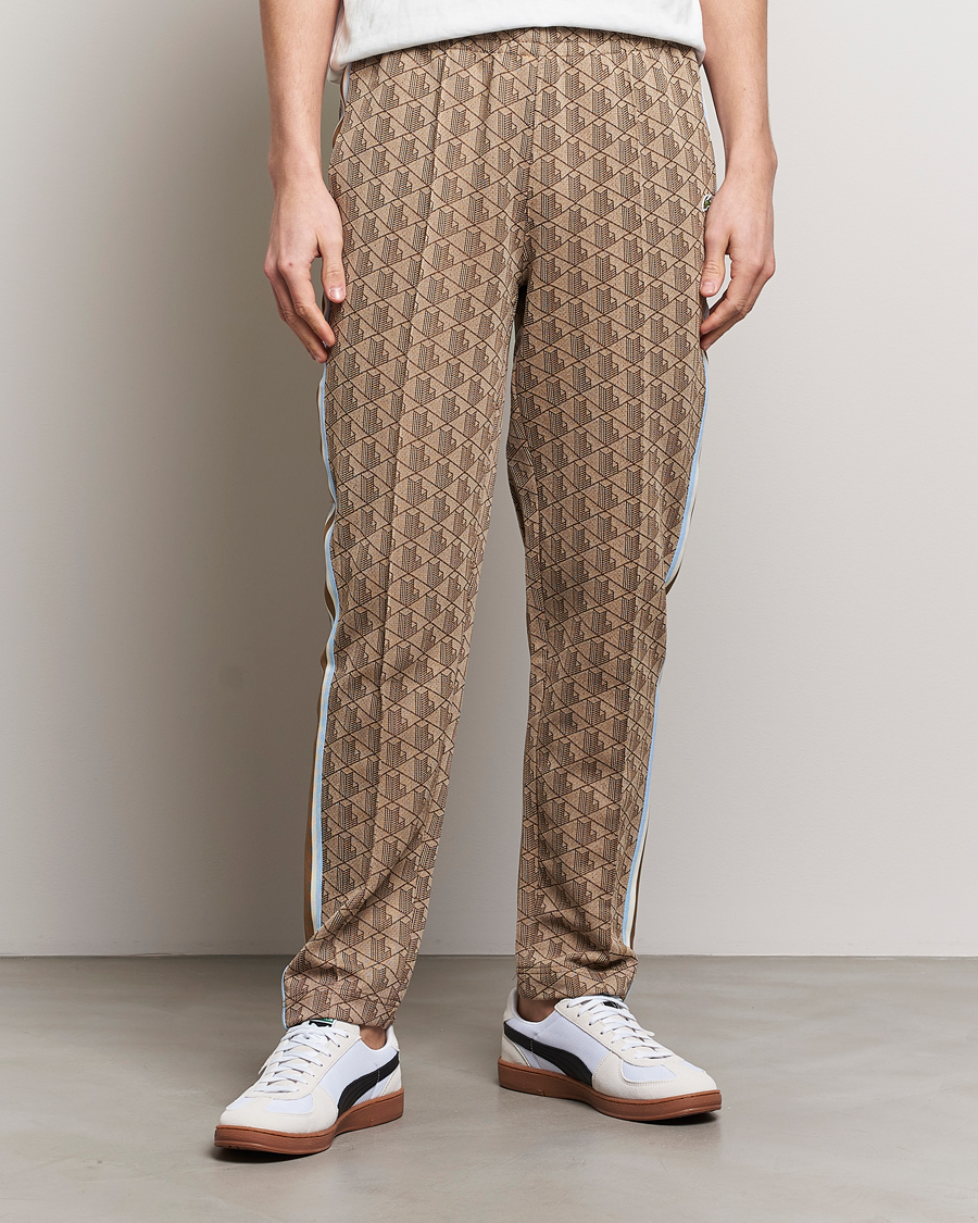 Heren | Broeken | Lacoste | Monogram Tracksuit Pants Croissant/Cookie