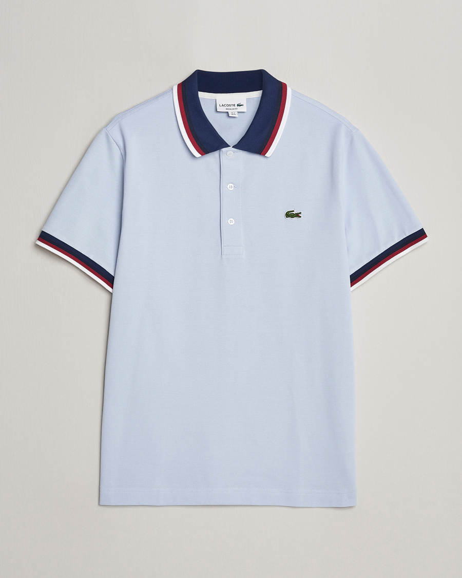 Heren | Polo's | Lacoste | Regular Fit Tipped Polo Phoenix Blue