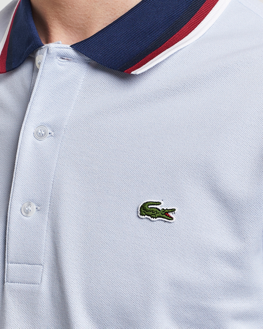 Heren | Polo's | Lacoste | Regular Fit Tipped Polo Phoenix Blue