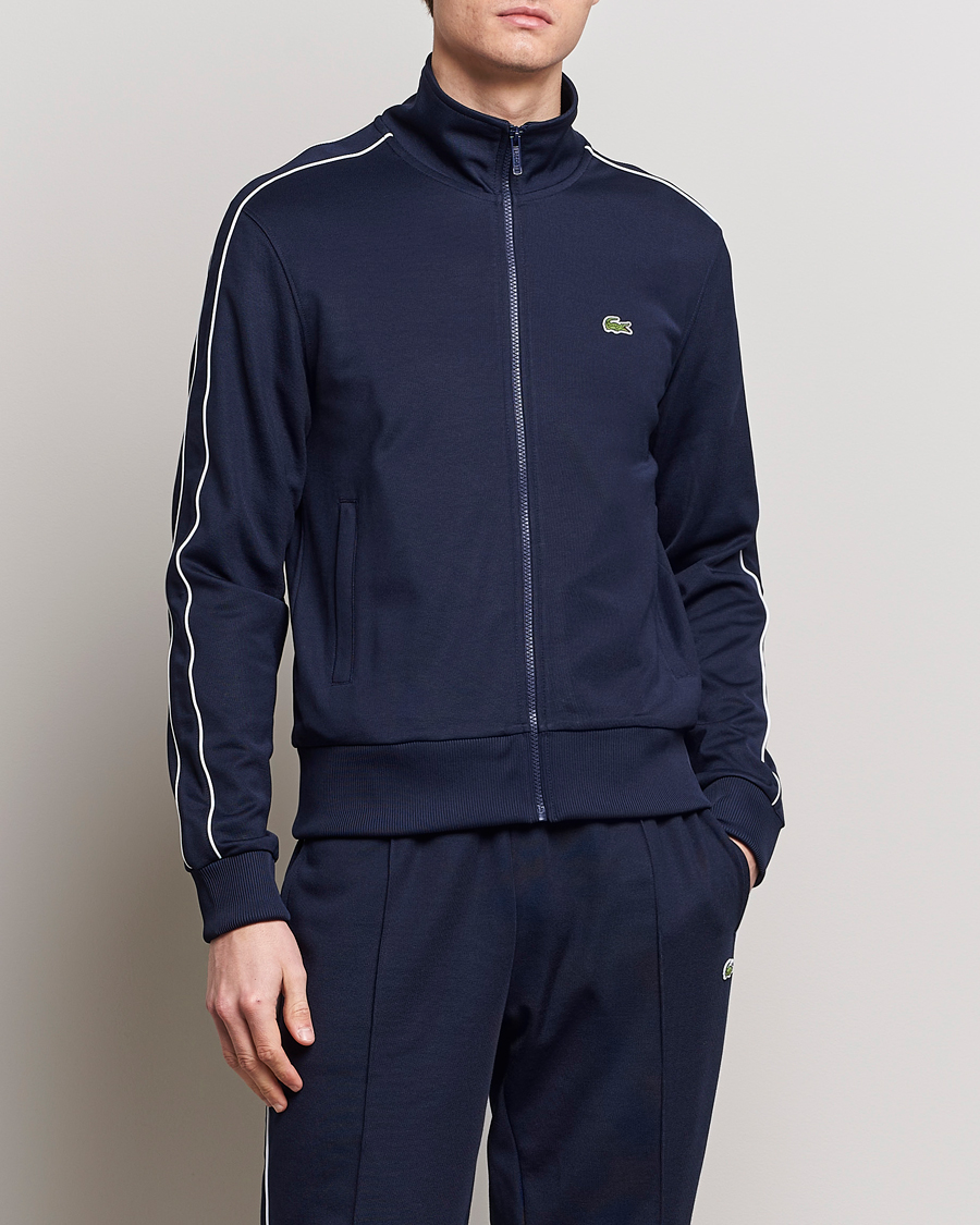 Men | Clothing | Lacoste | Full Zip Track Jacket Navy