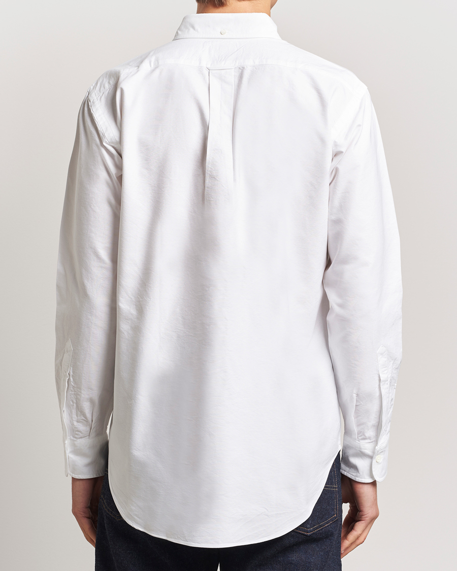 Heren | Overhemden | Kamakura Shirts | Vintage Ivy Oxford Button Down Shirt White