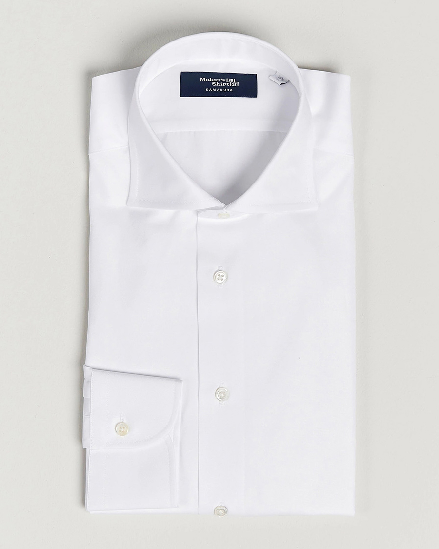  | | Kamakura Shirts | Slim Fit Broadcloth Dress Shirt White