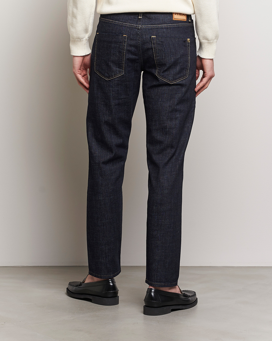 Heren | Jeans | Incotex | 5-Pocket Stretch Denim Dark Blue