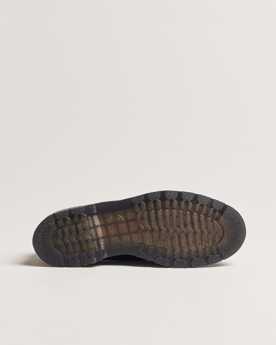 Heren | Derby schoenen | Solovair | 3 Eye Gibson Shoe Black Grain