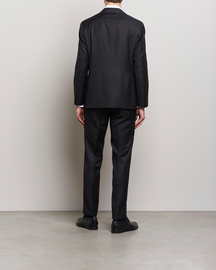 Heren | Pakken | Canali | Capri Super 130s Wool Suit Black