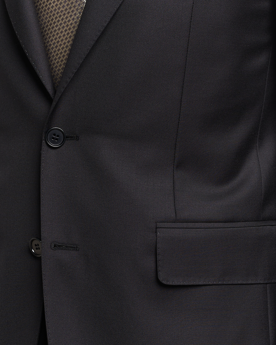 Heren | Pakken | Canali | Capri Super 130s Wool Suit Black